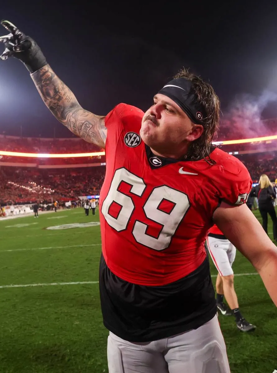 Tate Ratledge projected to earn major honor during rookie season with Lions Tate Ratledge projected to earn major honor during rookie season with Lions