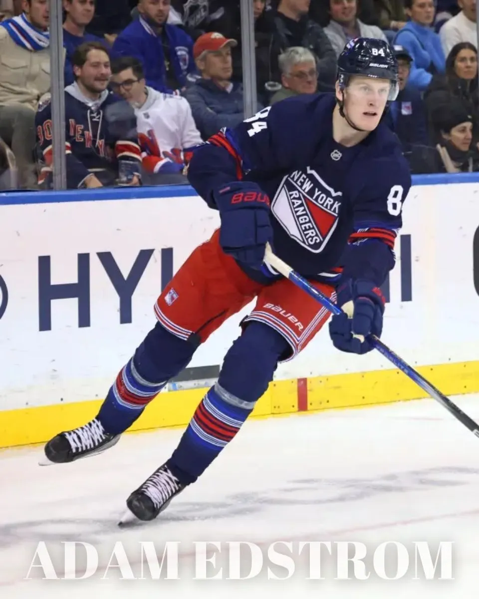Rangers reach two-year contract extension with Adam Edstrom