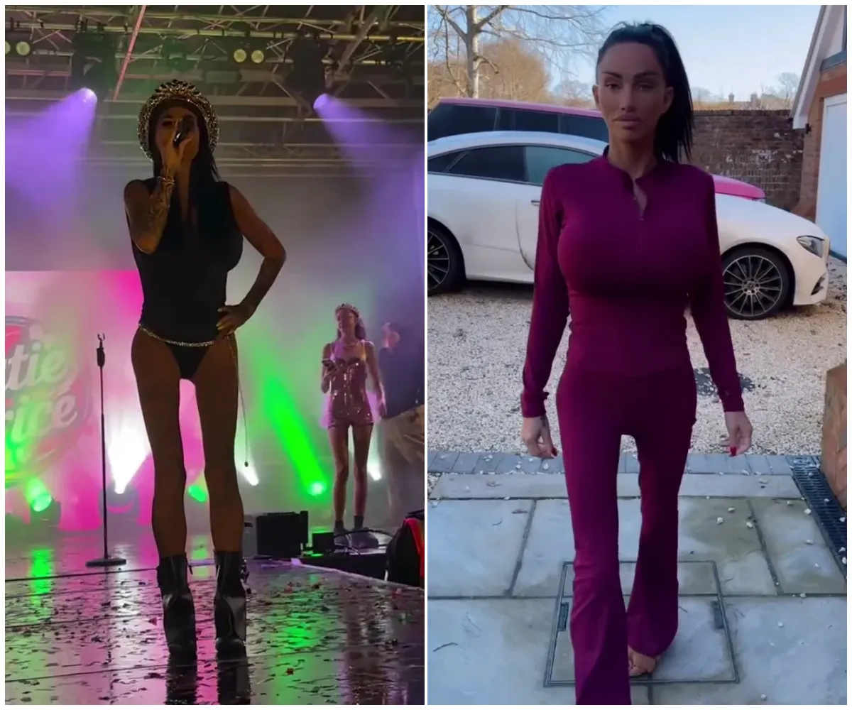 “That’s what I weigh!” – Katie Price reveals exact number on the scales after months of fan concern over her shrinking frame and shocking claim her implants add nearly 10lbs to her tiny figure - suong