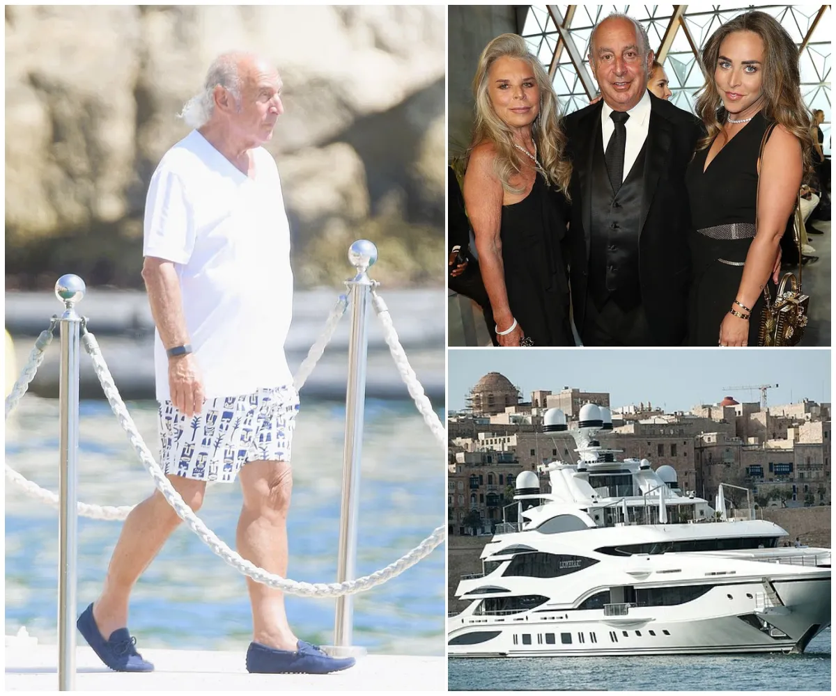 As Sir Philip Green resurfaces on the Riviera with a shockingly slim new look, his daughter Chloe vanishes from social media and yacht decks after scandals, £500m pension fury and a romance with the ‘hot felon'..- suong