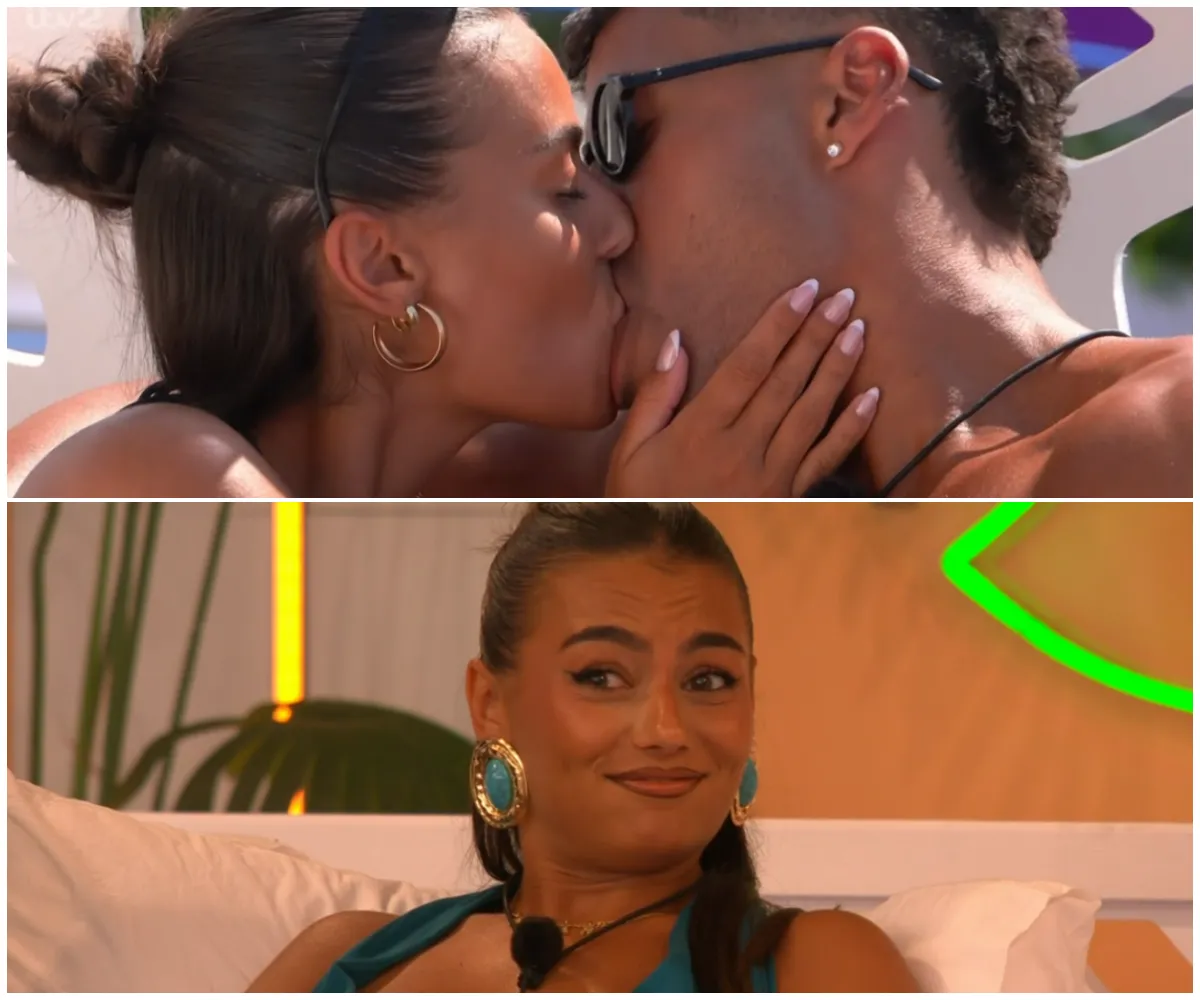 ‘She’s a nasty piece of work’ – Love Island fans turn on Megan as she kisses Conor twice on the terrace and sparks Tommy’s emotional breakdown after cruel love triangle games leave villa in chaos - suong