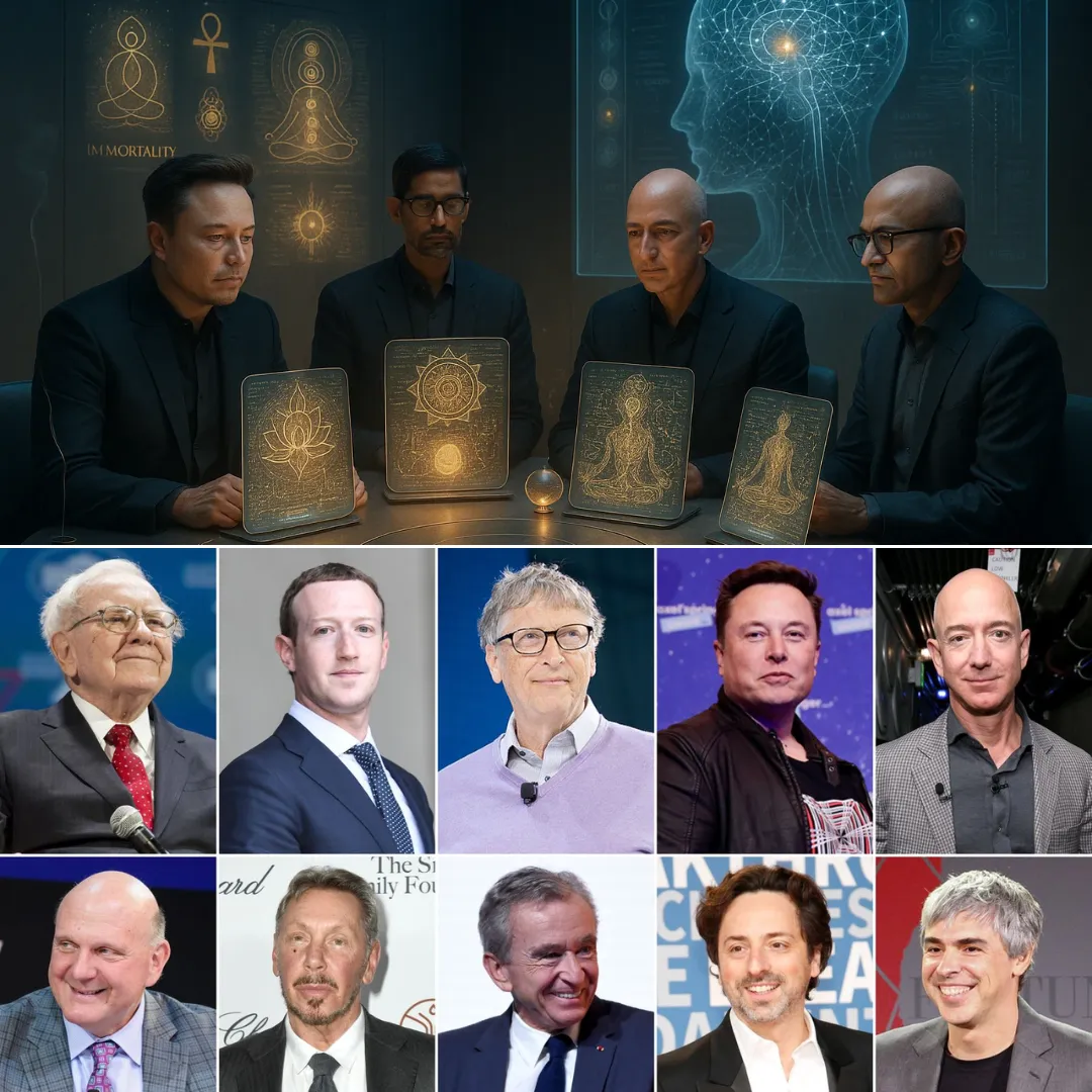 Billionaires Exploring Immortality Through Spiritual Technology and Artificial Intelligence