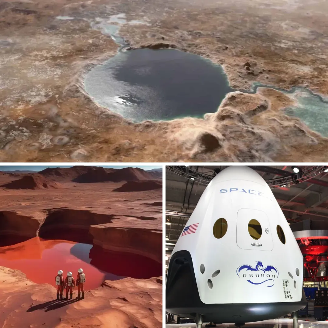 SpaceX Discovers Water Reserves and Caves Beneath Mars Surface