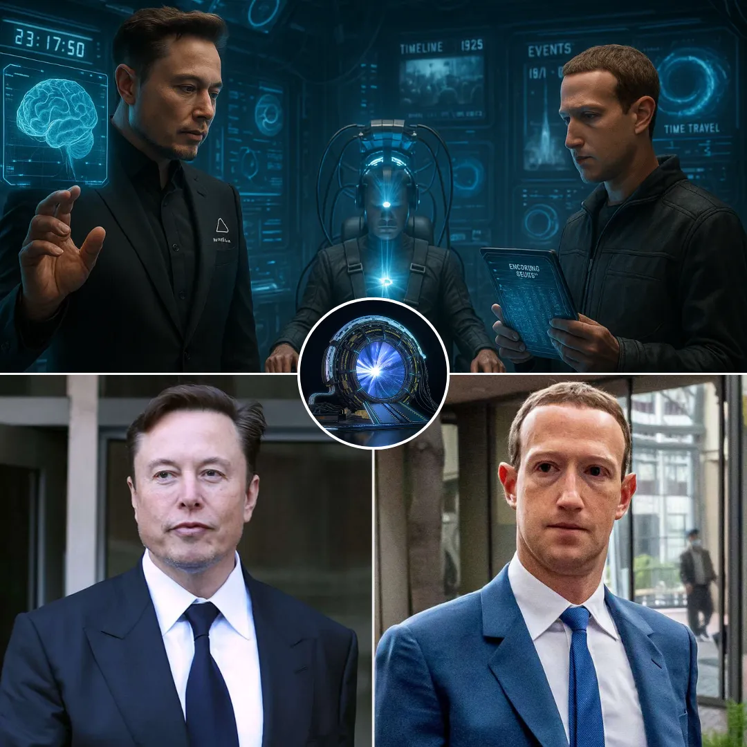 Elon Musk and Mark Zuckerberg Developing Memory Encoding Technology to Enable Time Travel