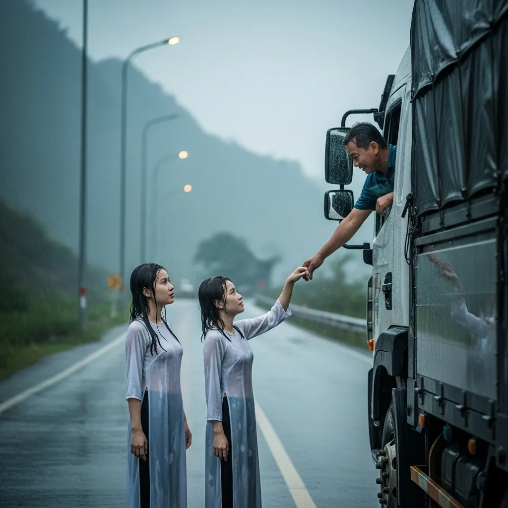 Thương cô gái ướt mưa, anh tài xế cho đi nhờ một đoạn – không ngờ 10 phút sau t//ai họ//a ập