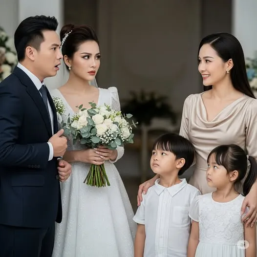 Tỷ phú mời vợ cũ đi đám cưới, không ngờ cô dắt theo 2 đứa trẻ giống anh như đúc khiến ai nấy sững sờ Tỷ phú mời vợ cũ đi đám cưới, không ngờ cô dắt theo 2 đứa trẻ giống anh như đúc khiến ai nấy sững sờ
