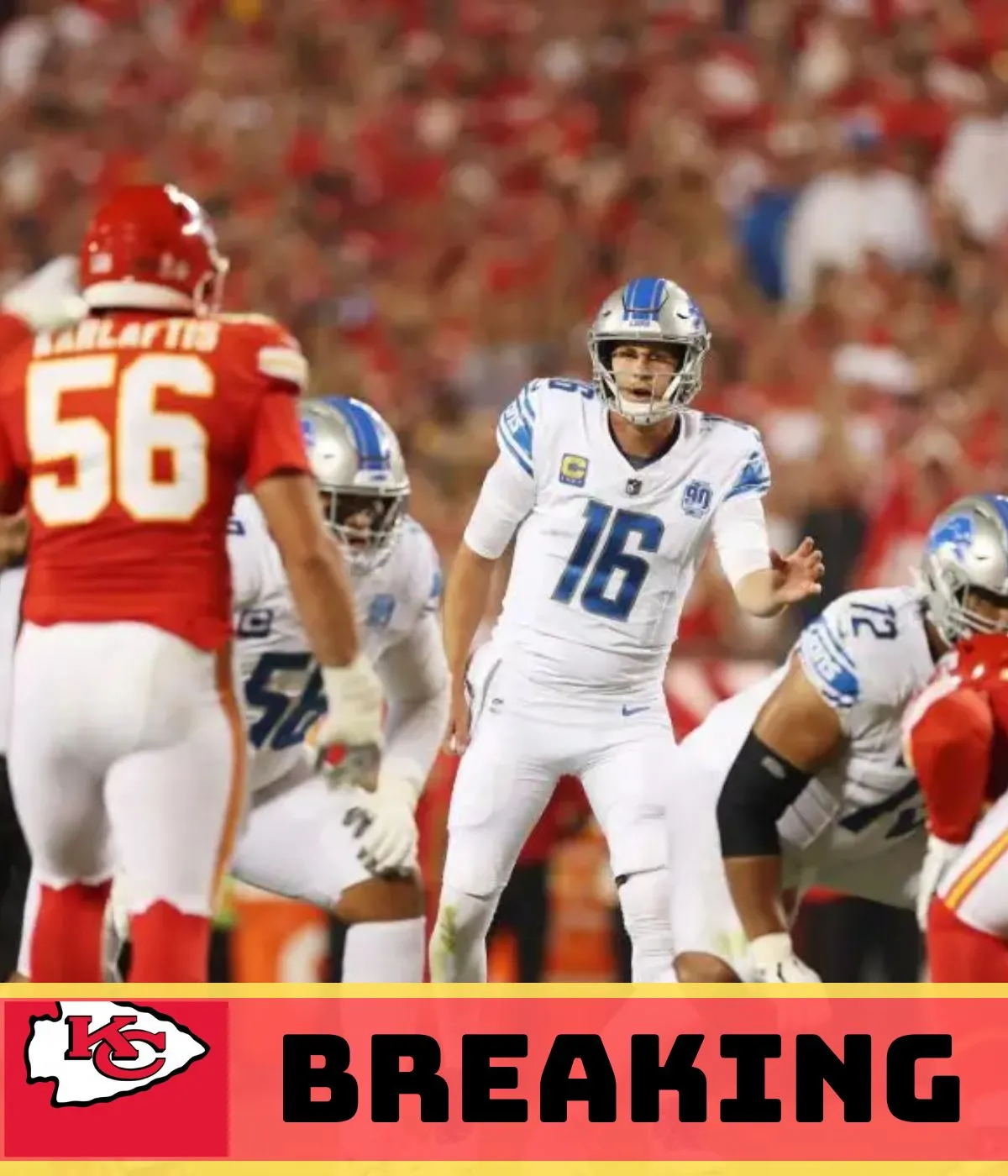 Kansas City Gets Dissed by Detroit Lions Star