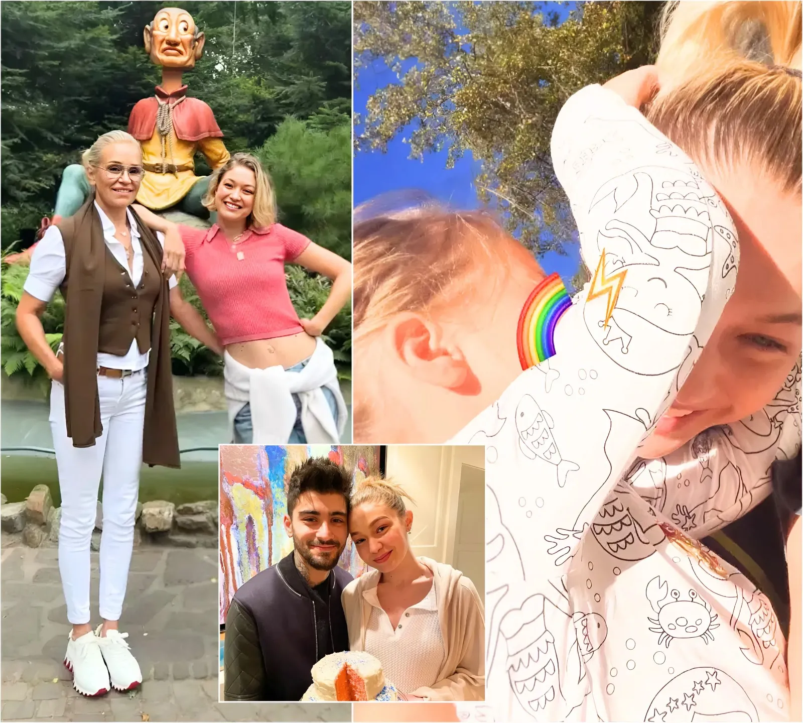 Yolanda Hadid claps back after posting 'inappropriate' photo of Gigi's daughter, Khai