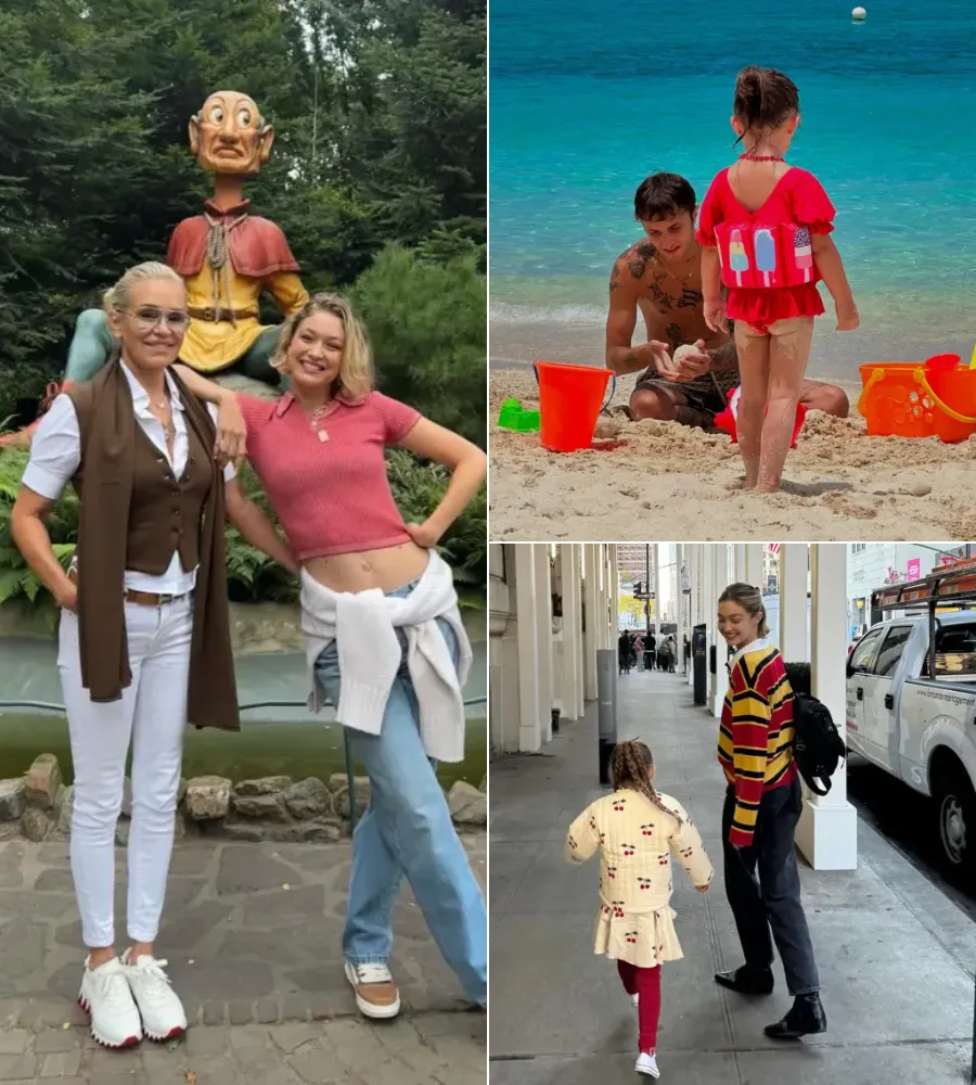 Yolanda Hadid Claps Back at Trollers After Sharing Granddaughter Khai’s Beach Photo