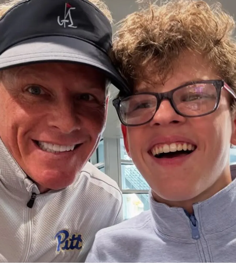 Gavin and Dad: A Bond That Radiates Happiness