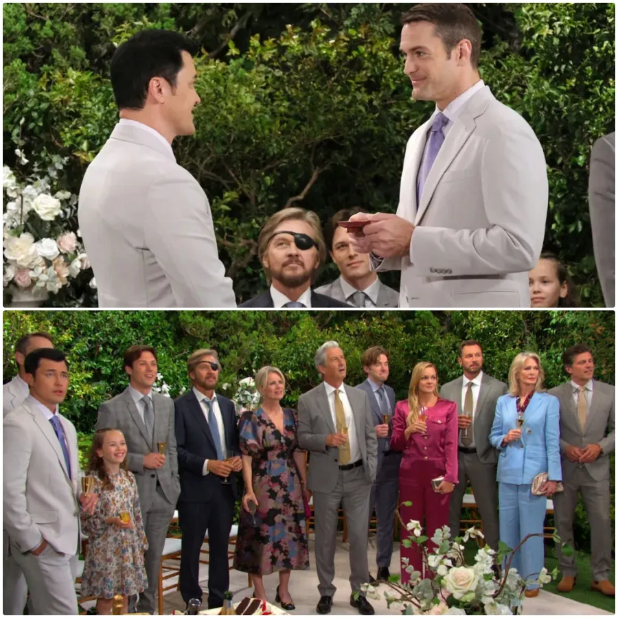 As Andrew and Paul Exchange Vows, Rachel Shocks the Heck Outta Marlena!