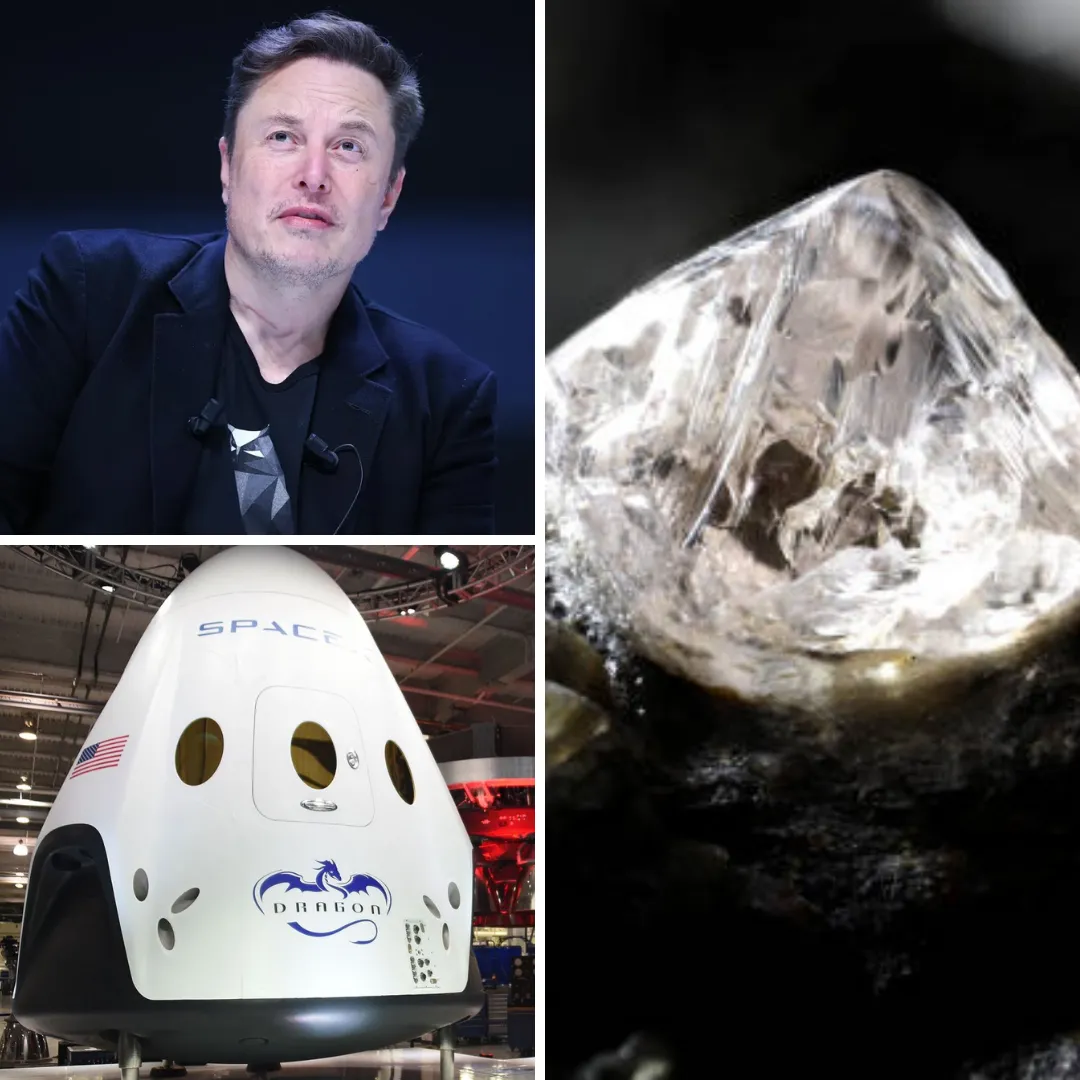 Elon Musk Allegedly Brings 40 Tons of Diamonds and Gold to Earth from Mars in a Secret Mission