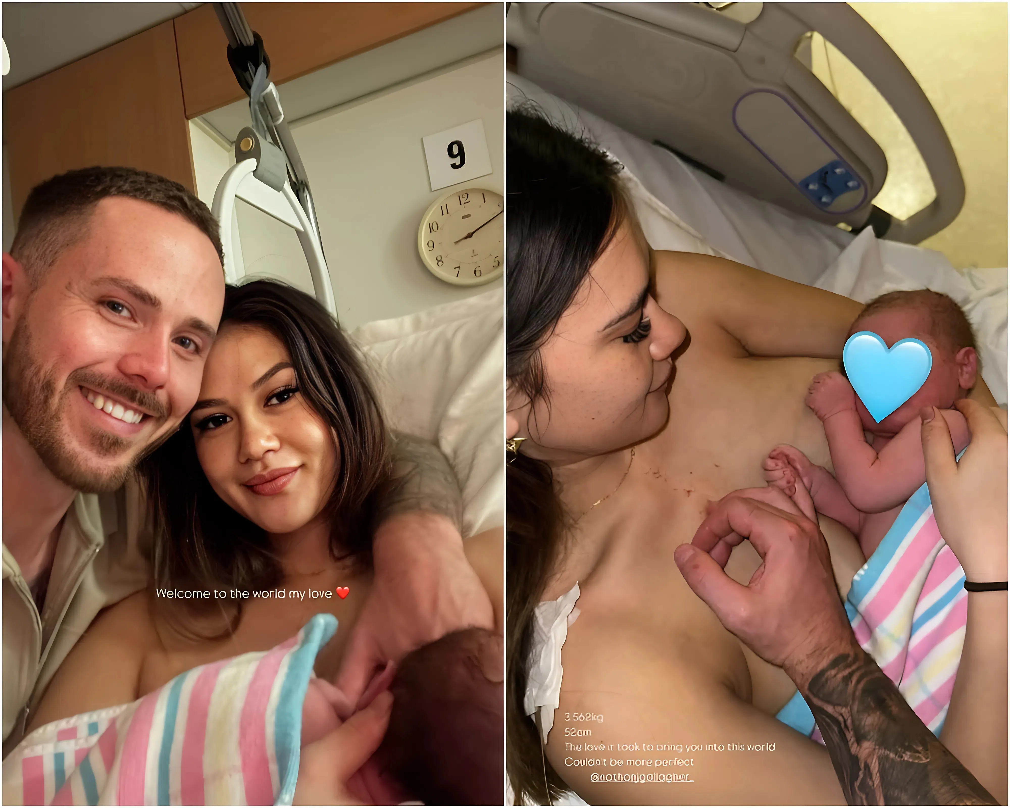 Gael Cameron Gives Birth to Her Baby Boy with Nathan Gallagher: "Welcome to the World"