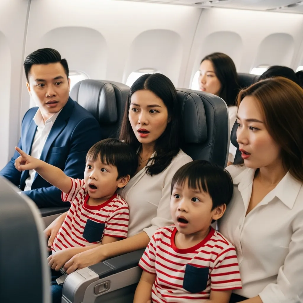 Giám đốc vô tình gặp vợ cũ trên máy bay, bên cạnh là cặp song sinh trông giống hệt anh và cái kết không tưởng..