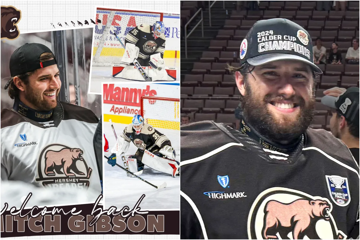 Goaltender Mitch Gibson Secures One-Year Deal with Hershey Bears for 2025-26 Season trucc