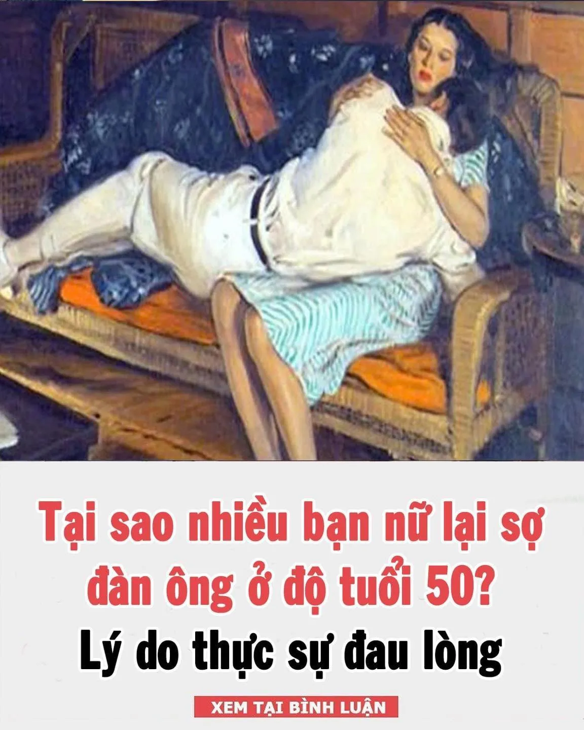 Tại sao nhiều bạn nữ lại sợ đàn ông ở độ tuổi 50. Ai có thể giải thích cho tôi điều này được không?