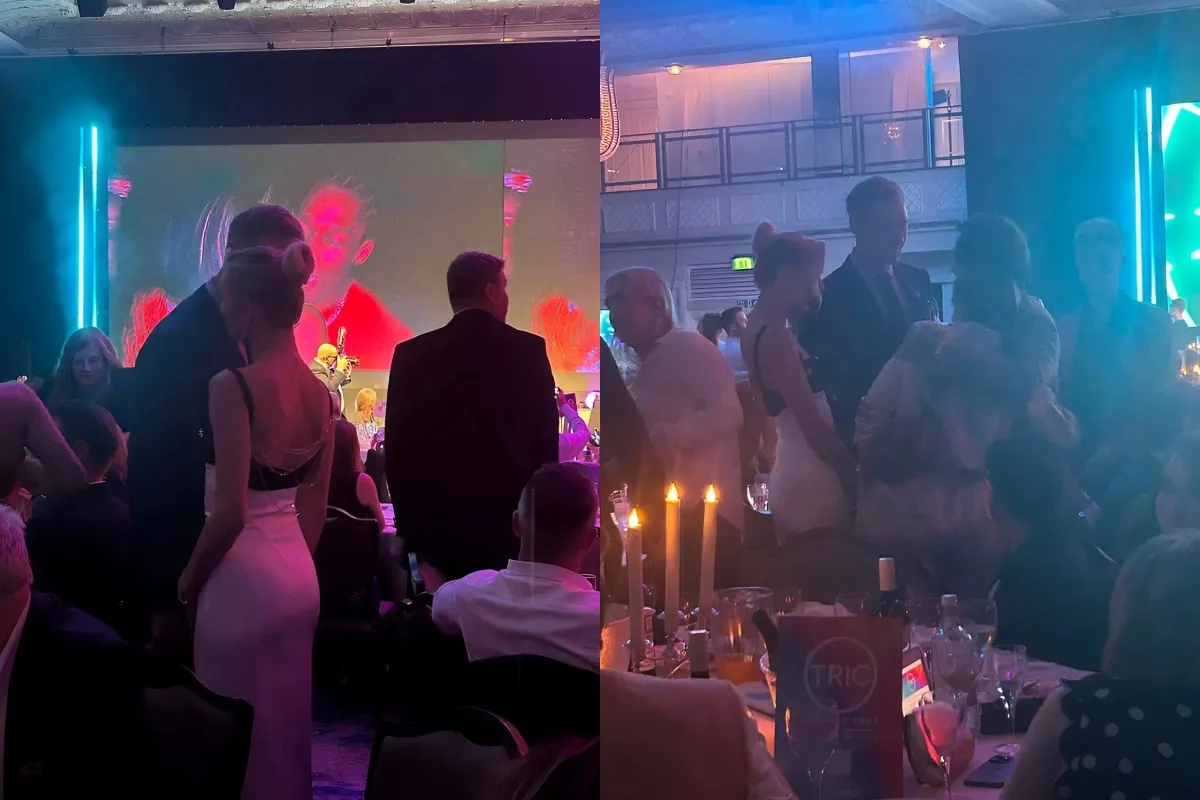EXCLUSIVE: Strictly partners Dan Walker and Nadiya Bychkova 'raise eyebrows' at TRIC Awards liennhi