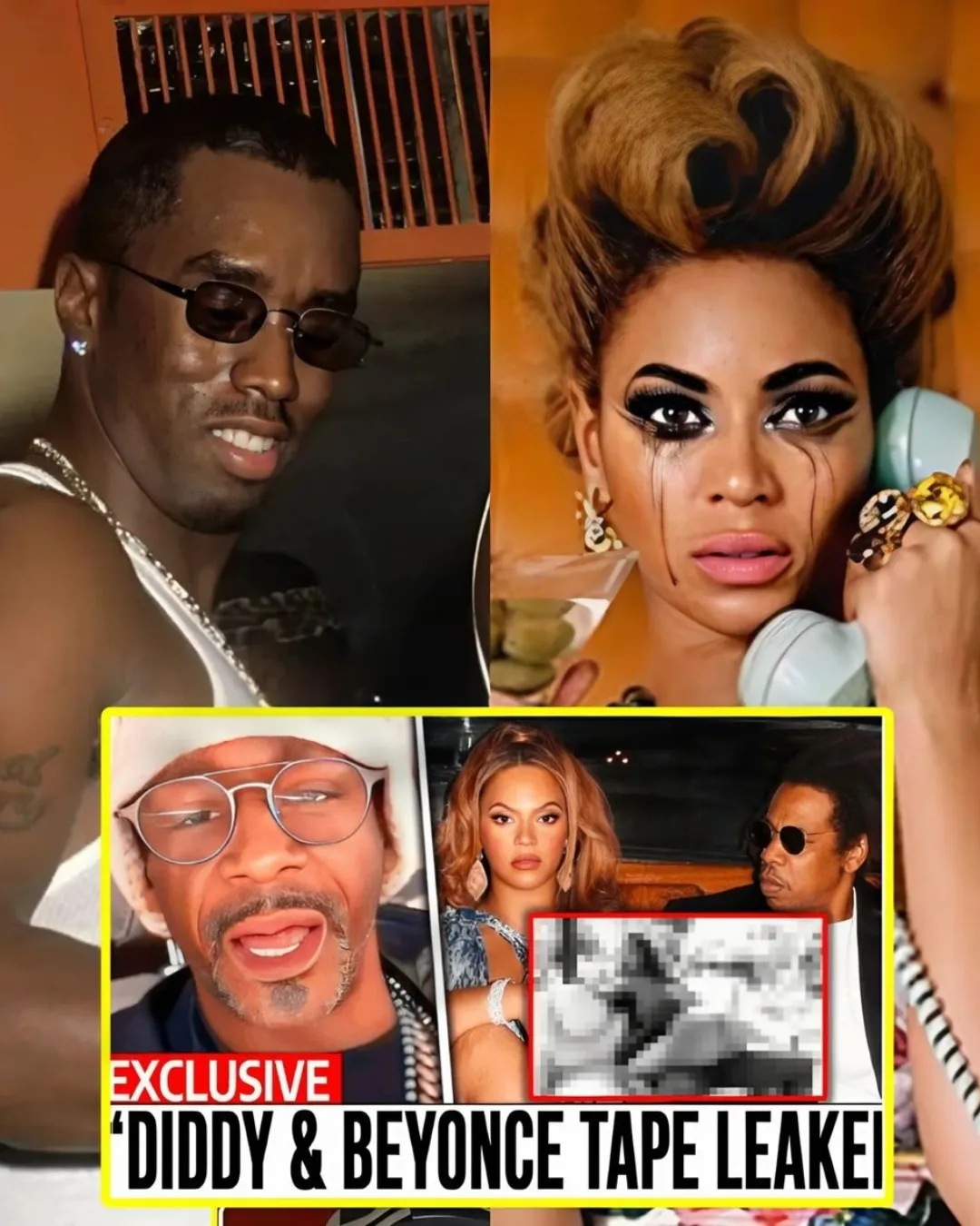 BREAKING NEW: Beyonce PAN!C as Katt Williams LEAKED audio tape proving Diddy EAT!NG Beyonce