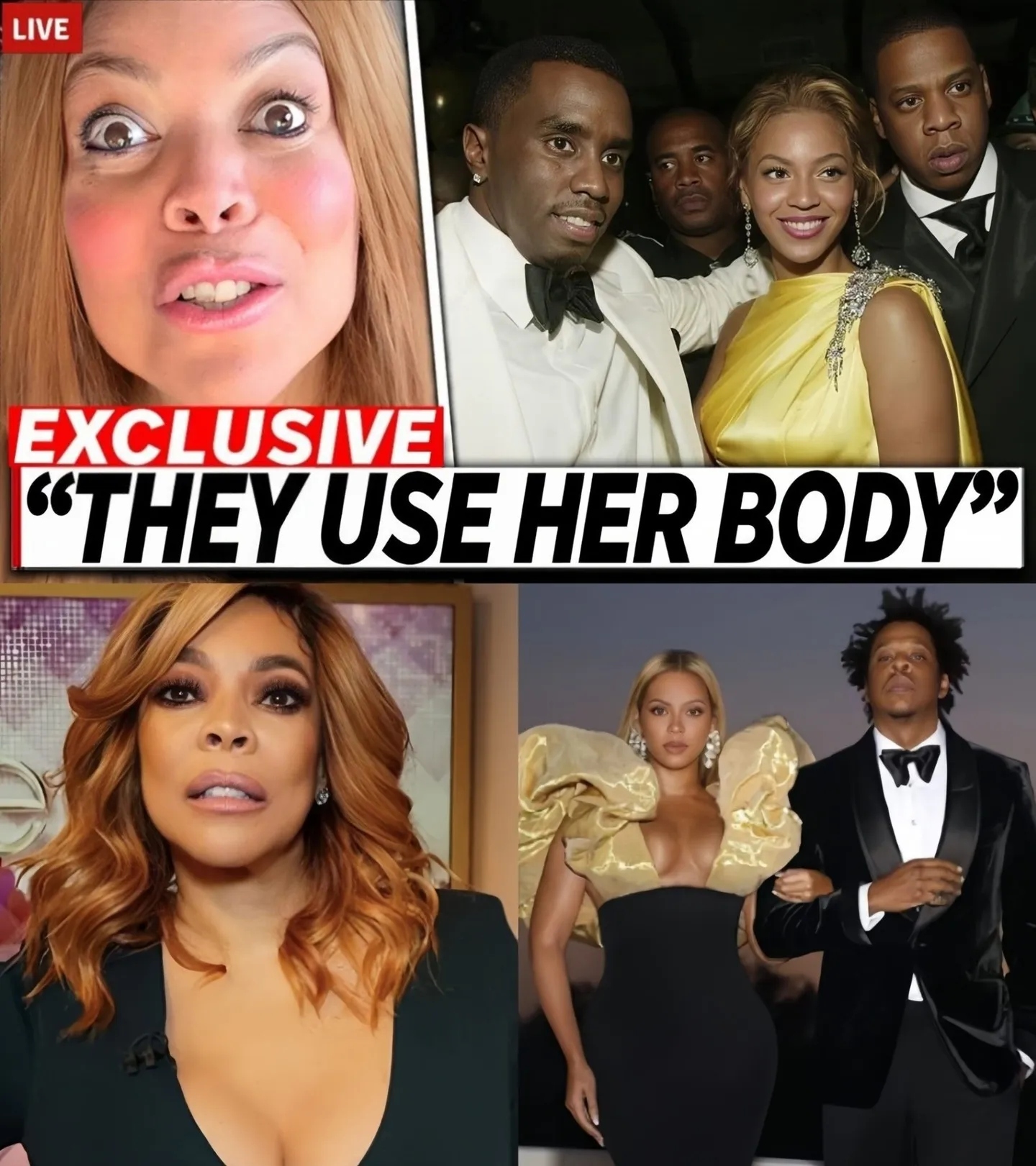 OMG!! Wendy Williams LEAKS NEW Tape Of Jay Z and Diddy DR**GING Beyonce!?