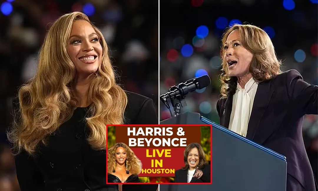 BREAKING NEWS: Beyoncé introduces Kamala Harris and says 'I'm here as a mother' at Texas rally as Vice President tries to reverse polling decline....