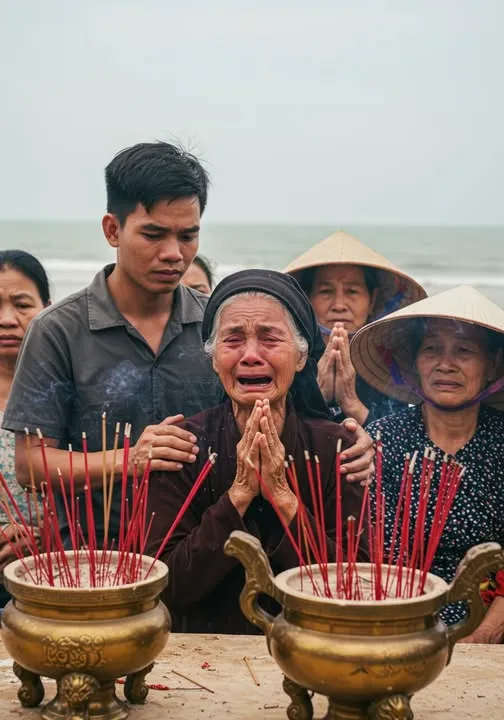 Con trai ơi, con dâu ơi, cháu nội ơi, về nhà đi các con, ở dưới đấy lạnh lắm, ai nấu cơm cho các con ăn...