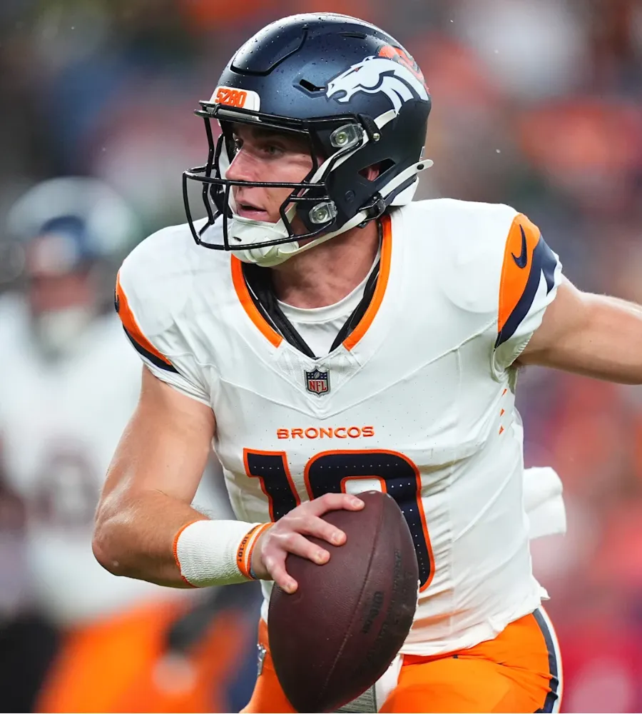 Broncos’ Offense Set to Erupt: ESPN Predicts Bo Nix, Rookie Harvey to Ignite Mile High!