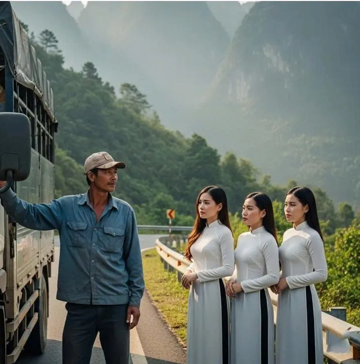 Thương 3 cô gái ướt mưa trên đèo Bảo Lộc anh tài xế cho đi nhờ, ai ngờ cái kết đúng như lời đồn