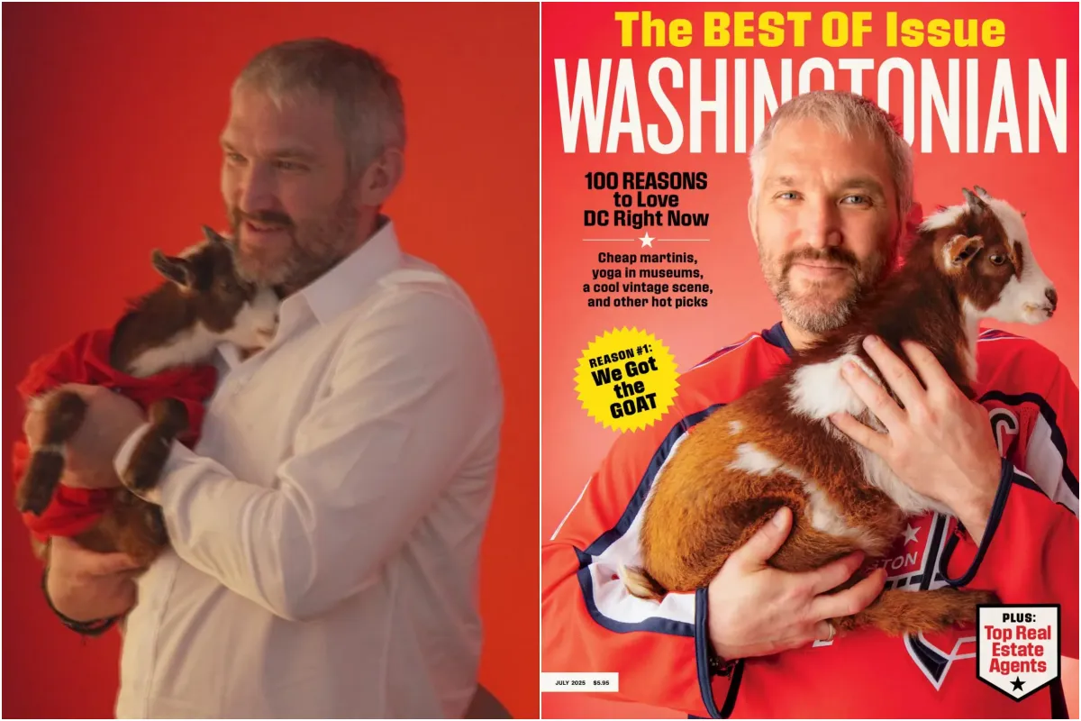 Alex Ovechkin Steals the Spotlight Cradling a Goat on ‘Best of Washington’ Cover trucc