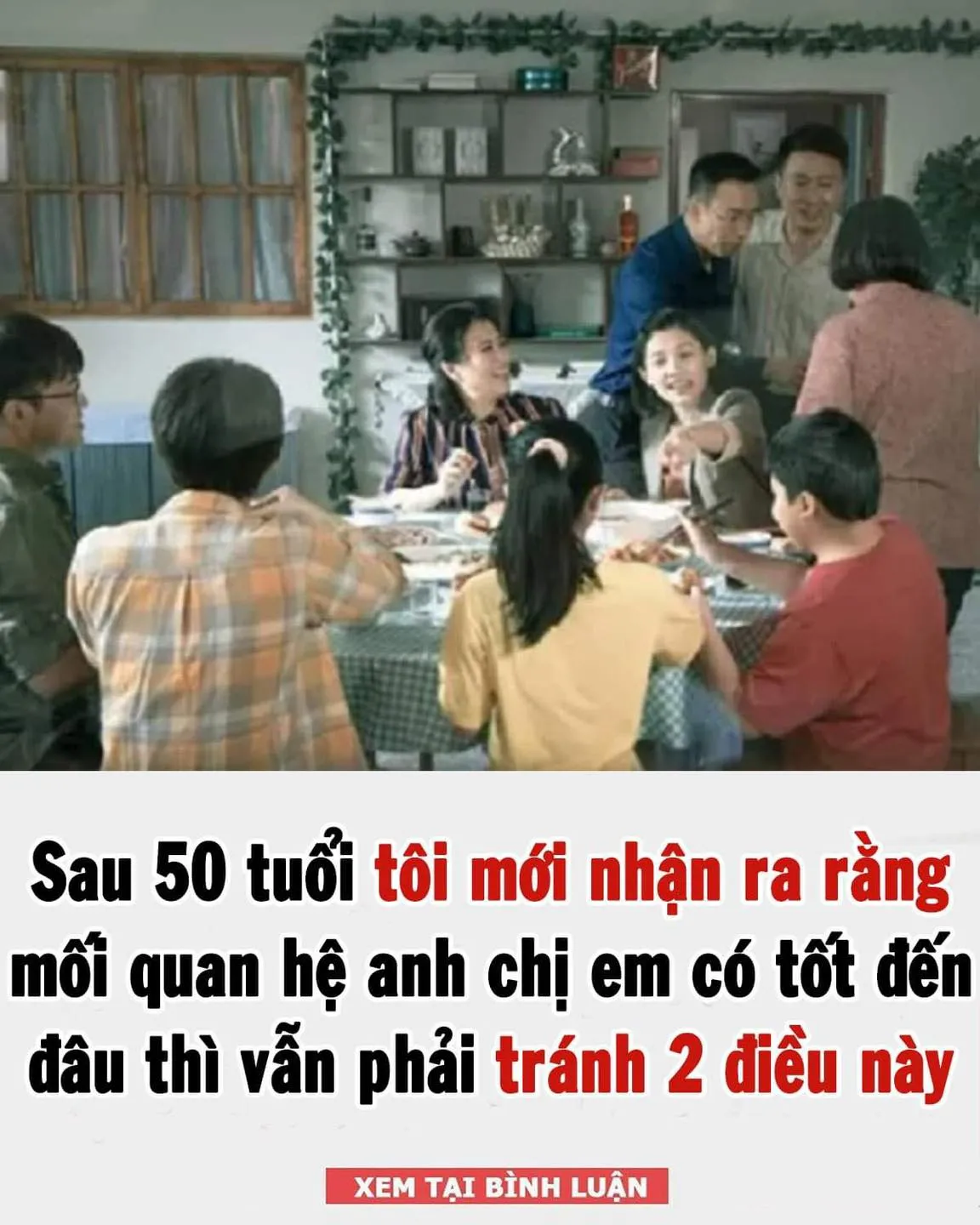 Sau 50 tuổi tôi mới nhận ra rằng mối quan hệ anh chị em có tốt đến đâu thì vẫn phải ghi nhớ 2 điều này, đây mới là sự khôn ngoan Sau 50 tuổi tôi mới nhận ra rằng mối quan hệ anh chị em có tốt đến đâu thì vẫn phải ghi nhớ 2 điều này, đây mới là sự khôn ngoan