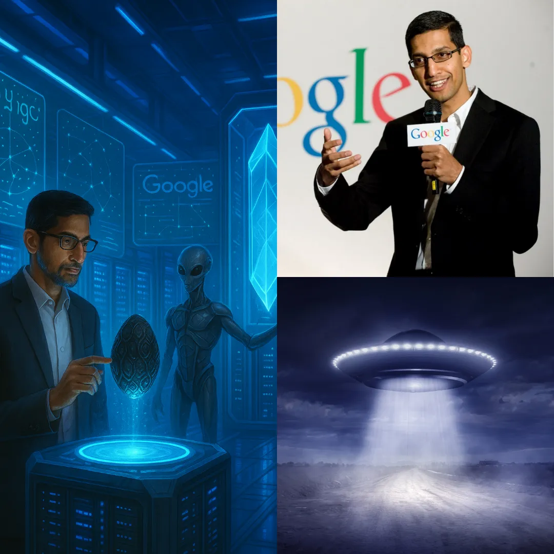 Sundar Pichai May Be Using Alien Technology to Build Google’s AI Empire