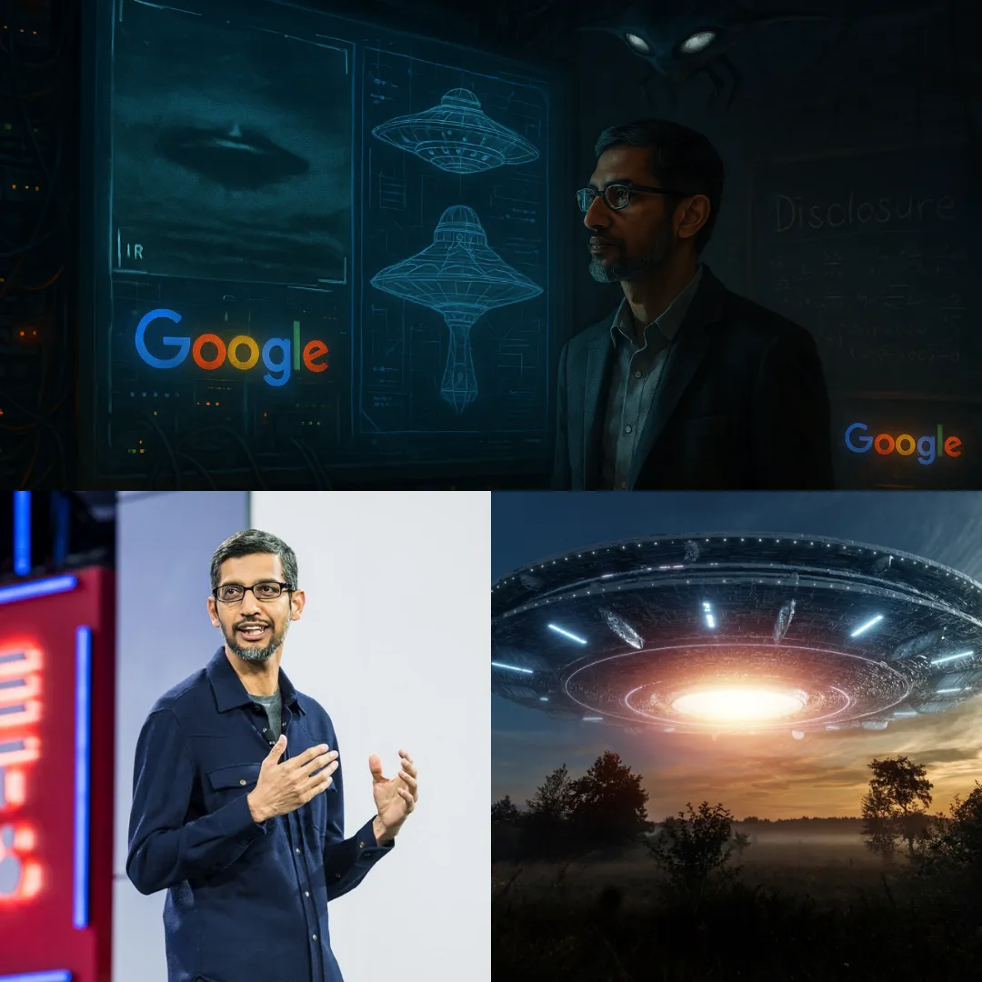 Sundar Pichai May Be Leading Google’s Effort to Conceal UFO Evidence and Alien Contact