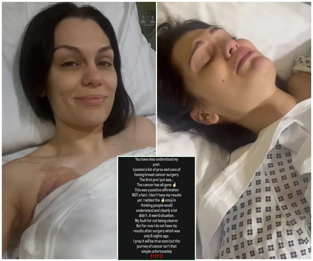 ‘I don’t have my results yet’ – Jessie J reveals she is not cancer free as emotional health update after mastectomy leaves fans heartbroken and confusion erupts over misunderstood post claiming her breast cancer was gone - suong