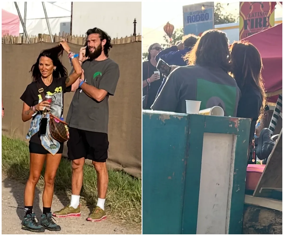 ‘They couldn’t stop holding hands’ – Andy Carroll and Lou Teasdale pack on the PDA at £38k Glastonbury retreat weeks after explosive Greece holiday bust-up that saw cops called twice during fiery rows - suong