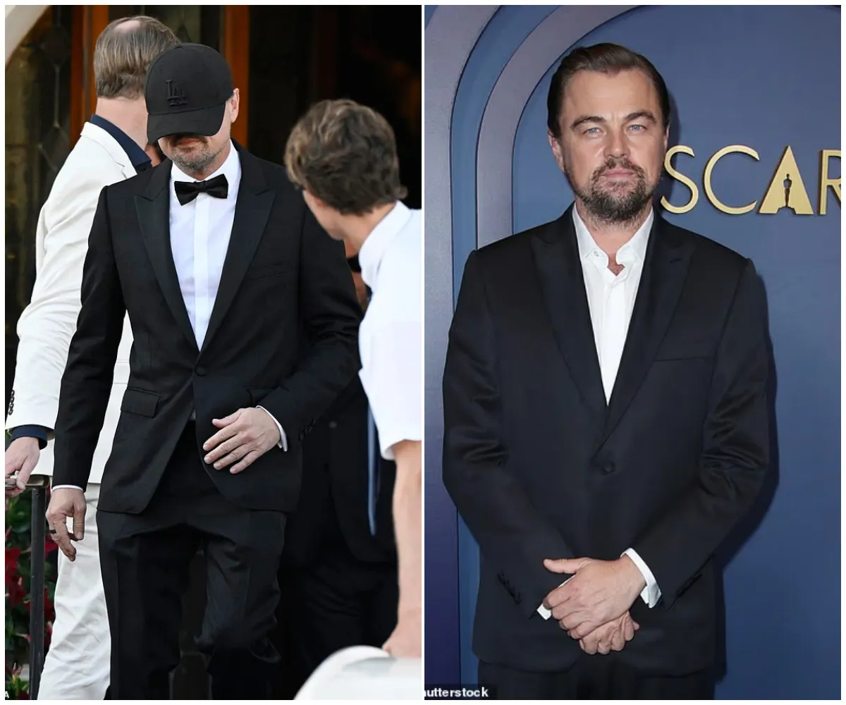 ‘Leo’s giving baby elephant’ – Leonardo DiCaprio becomes the unexpected punchline of Jeff Bezos’ $20M Venice wedding as fans mock his bizarre low-slung baseball cap look and accuse the star of hiding in plain sight - suong