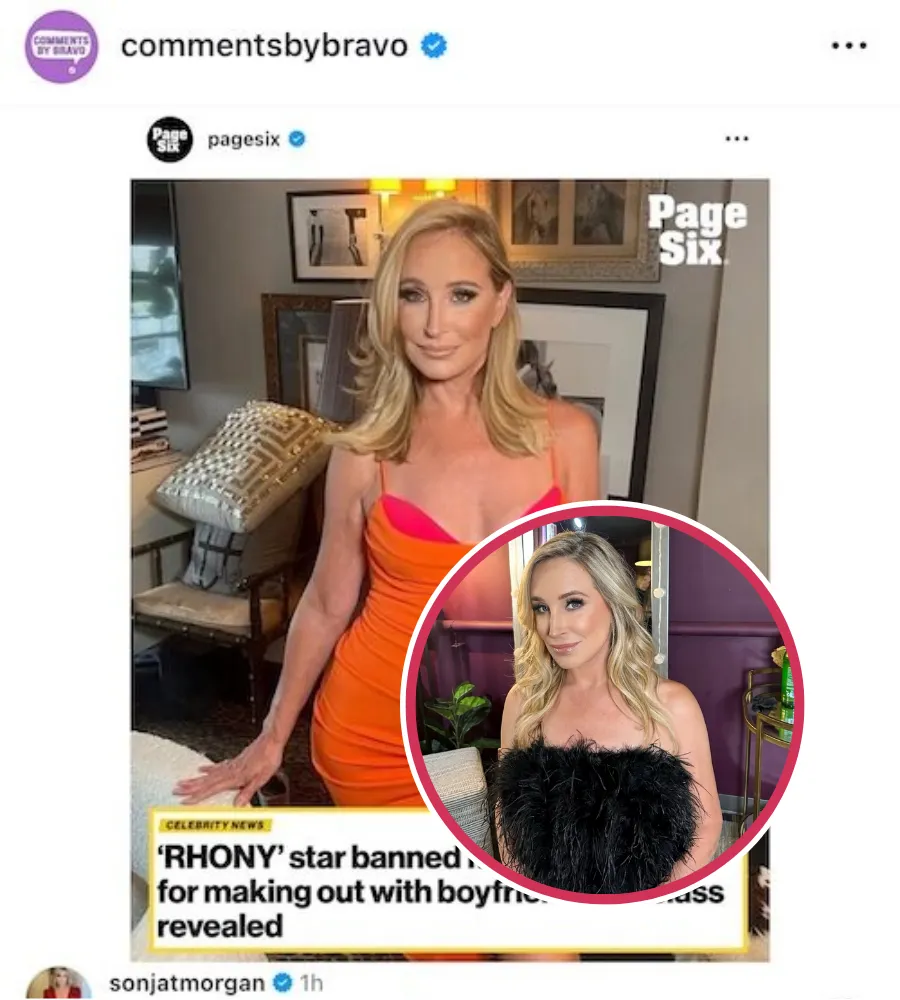Sonja Morgan is Named as RHONY Star Who Was Banned From SoulCycle Classes Due to Mid-Class Make-Out as She Denies the Report