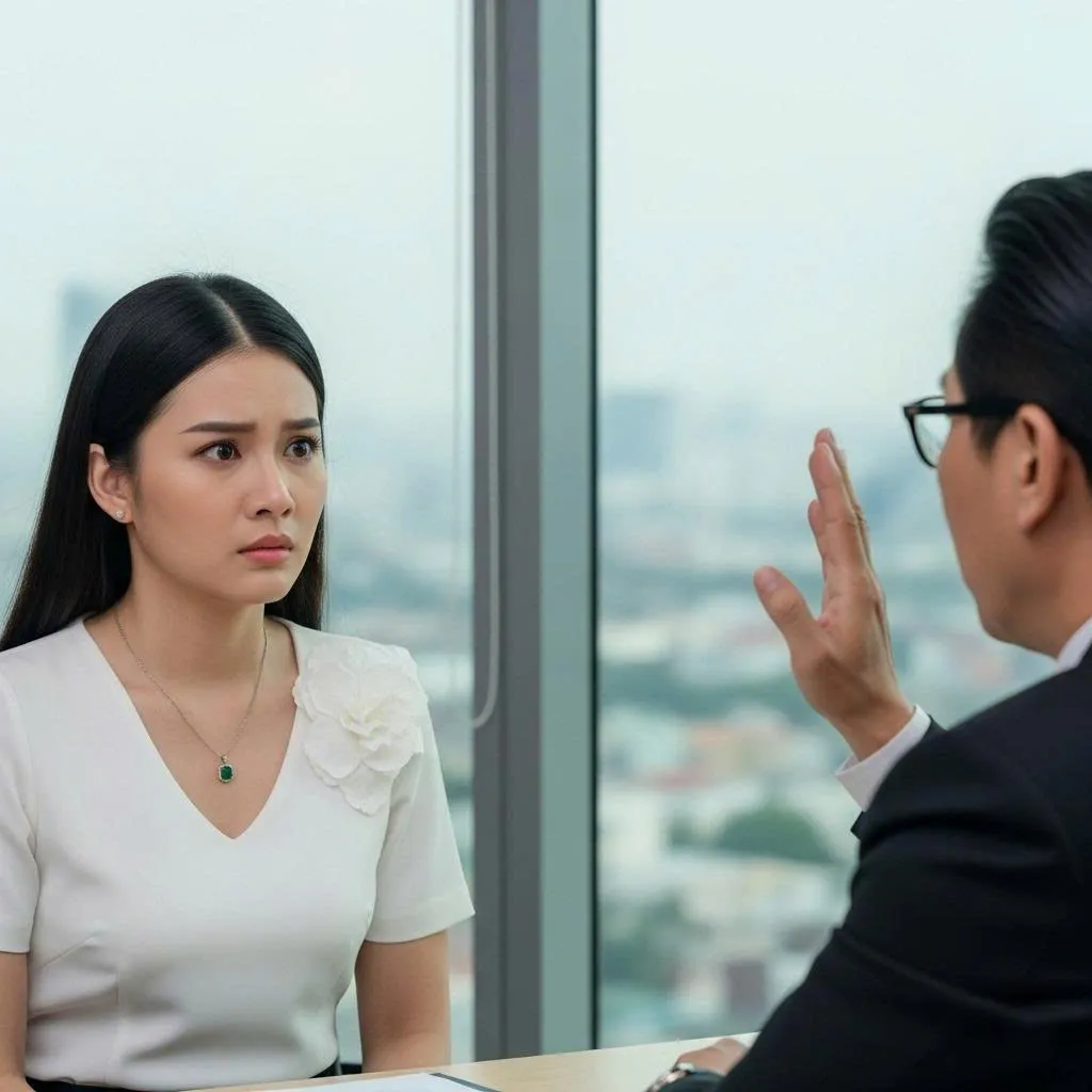 Cô gái đi phỏng vấn đeo chiếc vòng cổ kỳ lạ, tỷ phú nhìn thấy liền run rẩy hỏi : Mẹ cháu tên gì