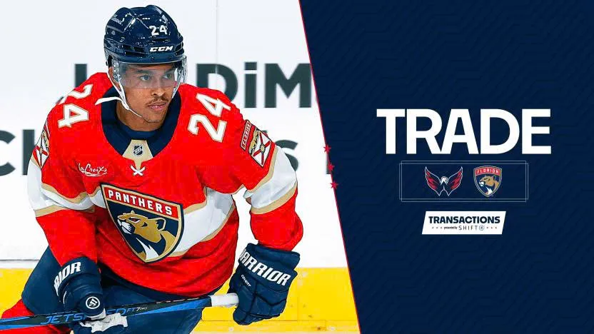 Capitals Land Justin Sourdif in Trade with Florida Panthers trucc