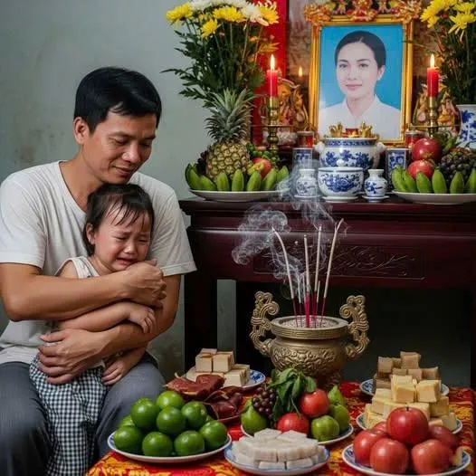 Chúng tôi đã sống bên nhau suốt 20 năm, cùng nhau vượt qua bao khó khăn và sóng gió. Căn nhà nhỏ của tôi giờ đây trở nên trống trải và lạnh lẽo hơn bao giờ hết. Đúng ngày 49 của vợ, tôi lau dọn bàn thờ