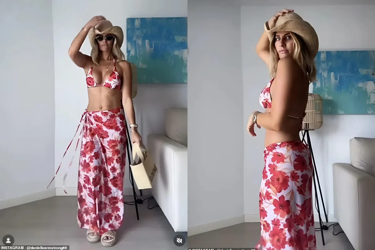 Danielle Armstrong flaunts incredible figure in plunging bikini after revealing the secrets to her 3.5 stone weight loss liennhi