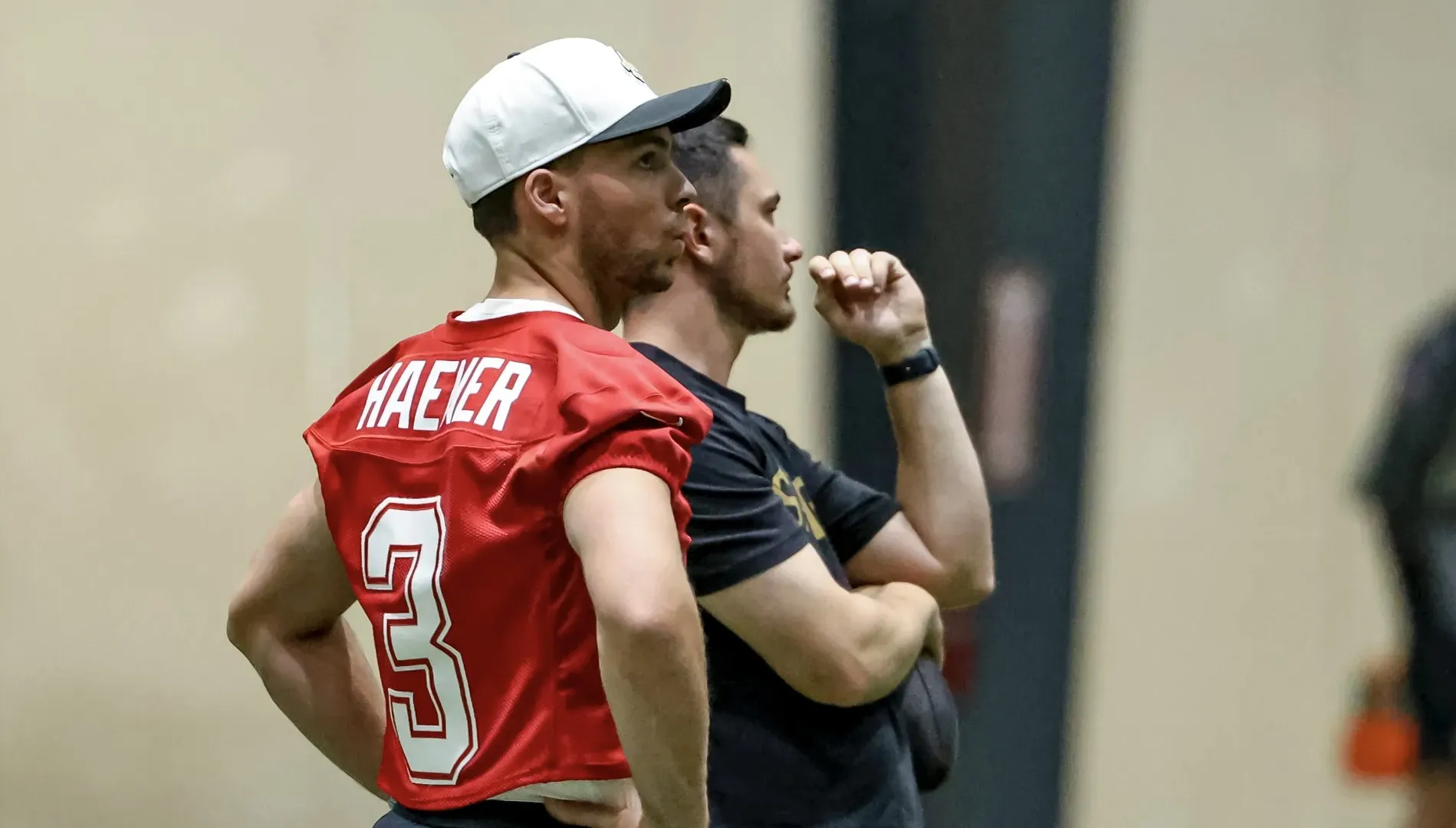 Jake Haener battles for Saints starting QB spot as Matthew Judon looms to elevate defense