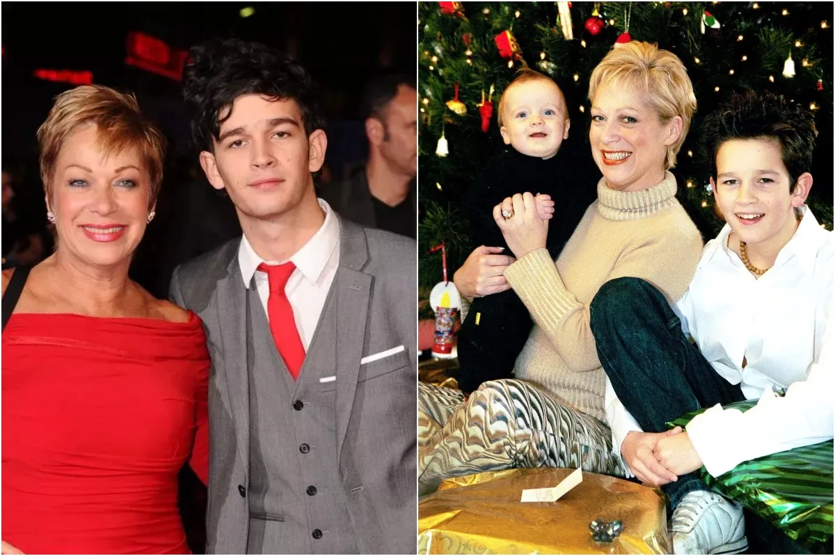 Denise Welch's sweet bond with The 1975's Matty Healy as she supports him at Glastonbury ngocc