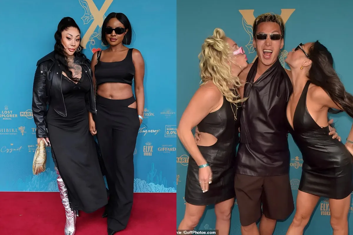 Sugababes' Mutya Buena and Keisha Buchanan look glam while Strictly's star Katya Jones lets her hair down with Carlos Gu at Sexy Fish 10th Anniversary Cocktail Party liennhi