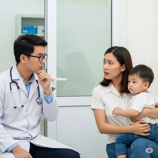 Mẹ đơn thân một mình ôm con đi khám, tim đập chân run vì gặp ngay bác sĩ là bố đứa bé