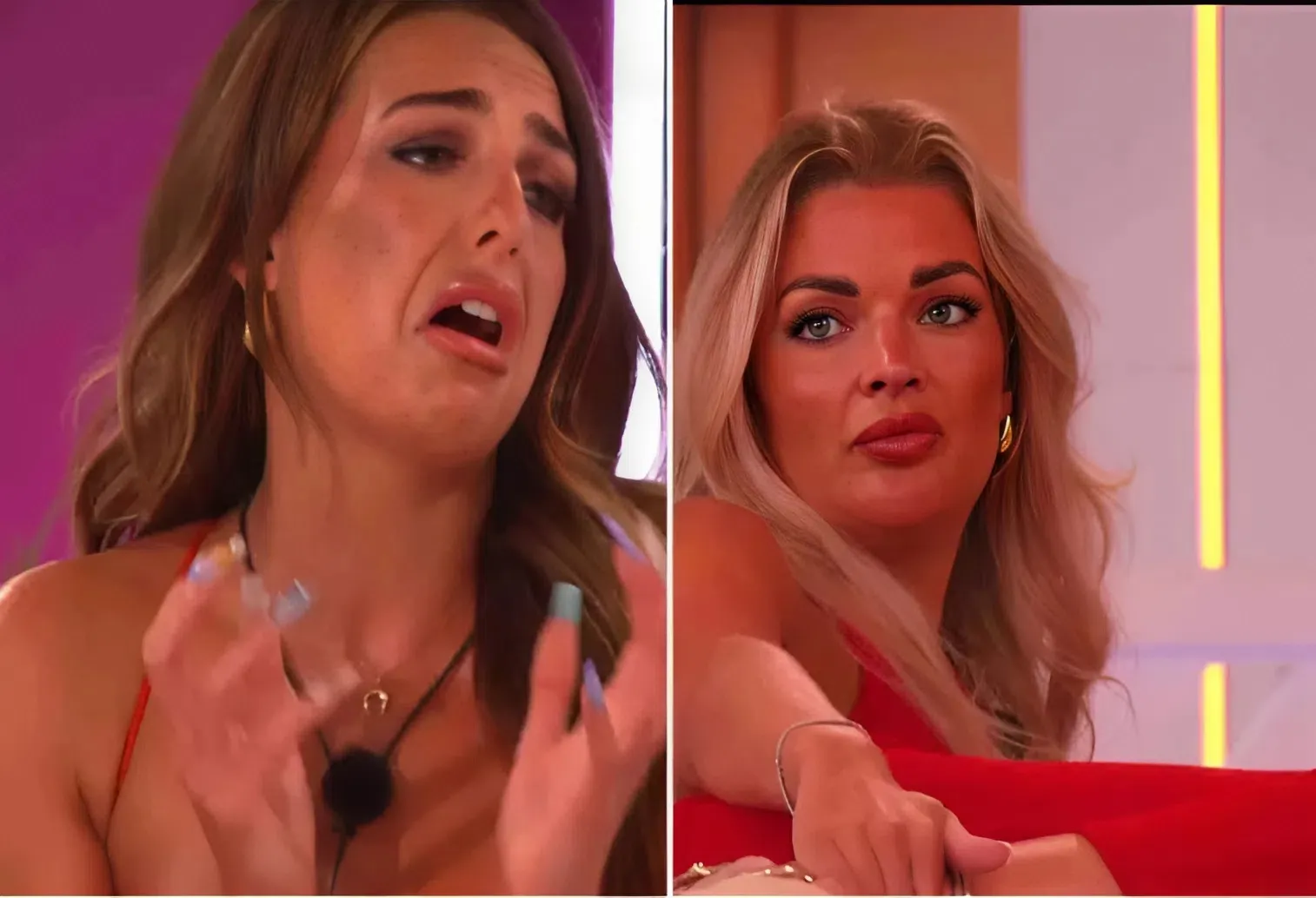 Love Island girls go to war after Toni DUMPS Harrison over ‘sneaky’ Helena snog