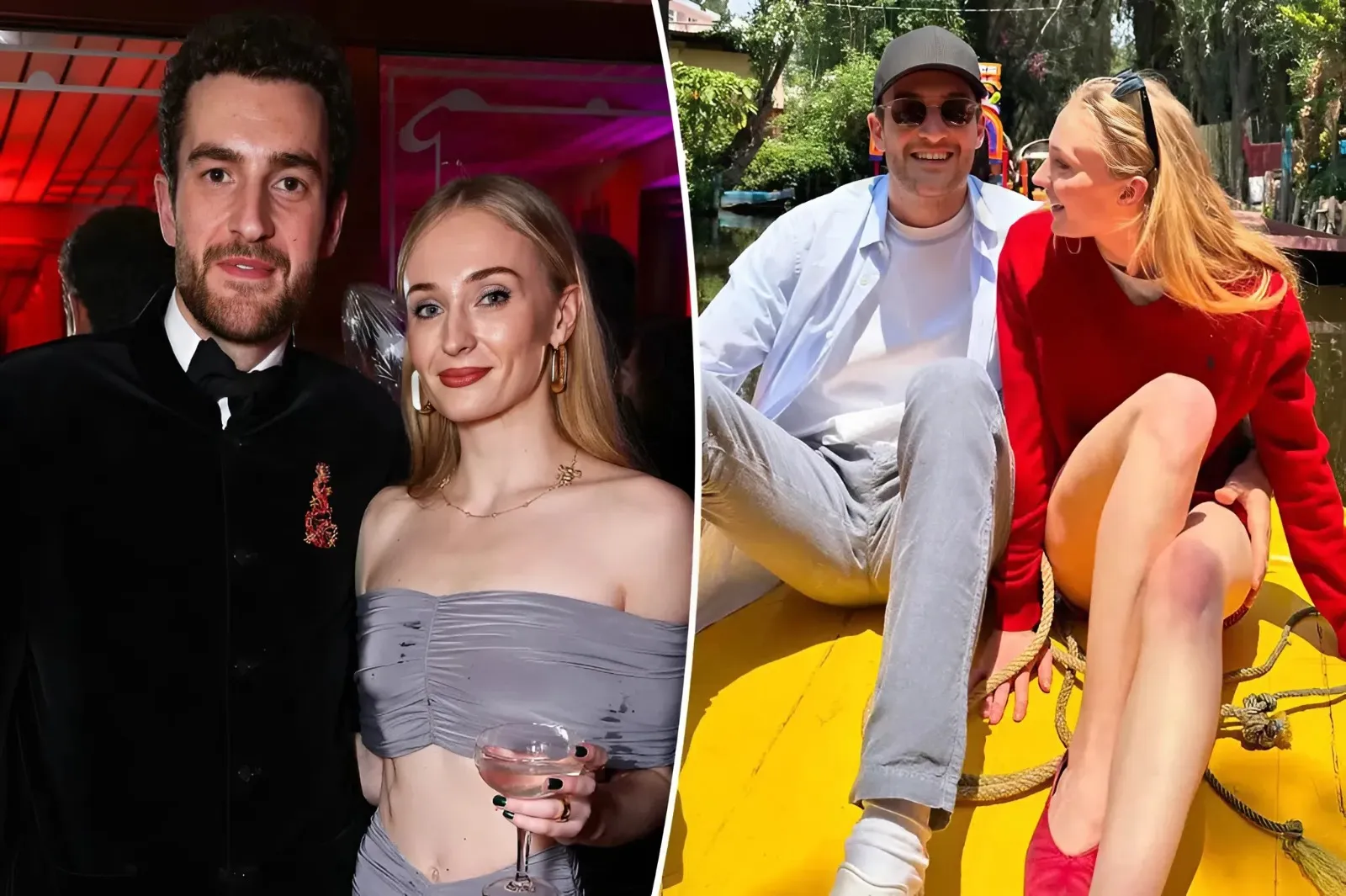 Sophie Turner and aristocrat Peregrine Pearson spark reconciliation speculation with cozy Glastonbury date