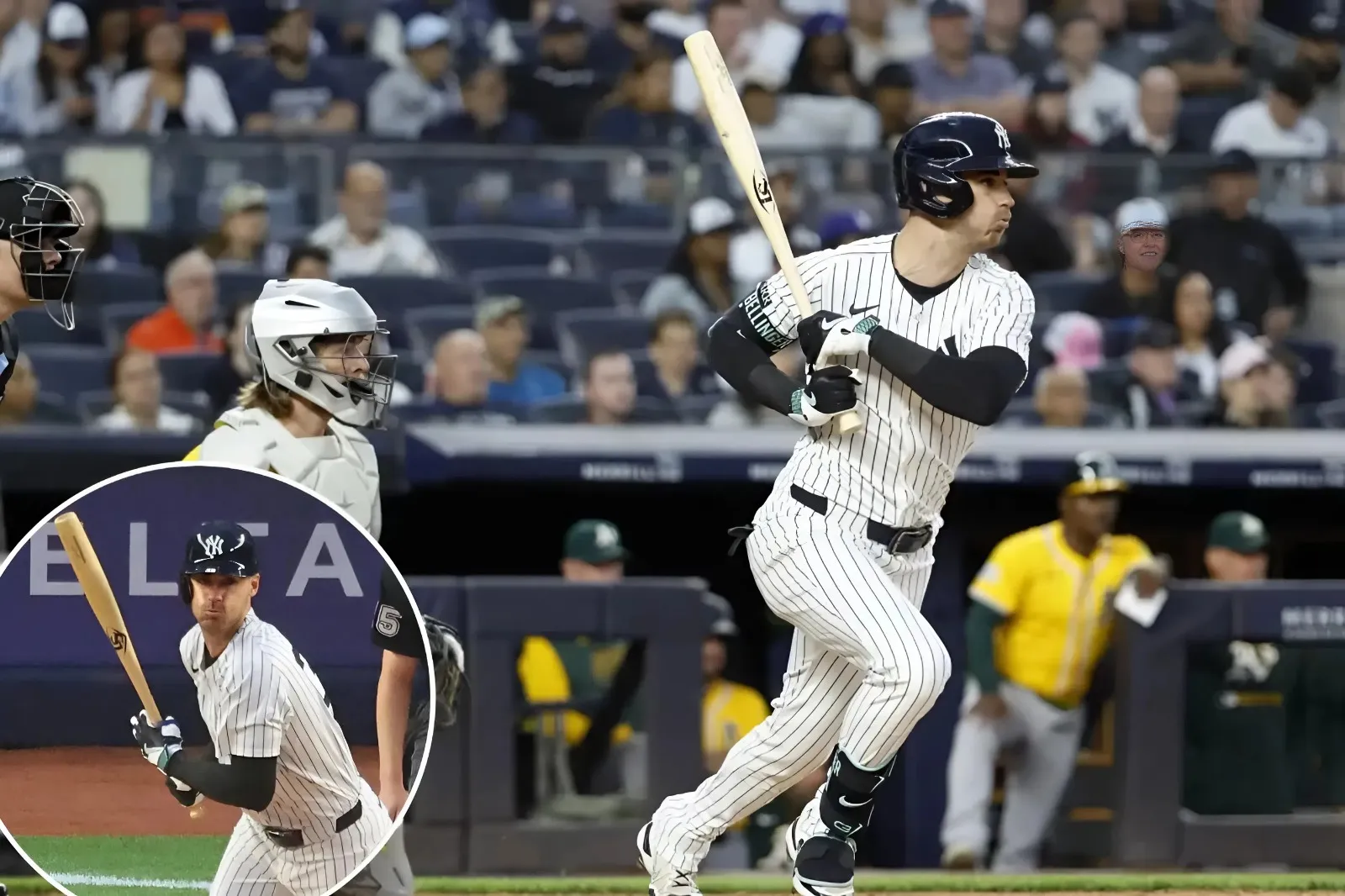 Yankees’ Cody Bellinger makes A’s pay for intentionally walking Aaron Judge