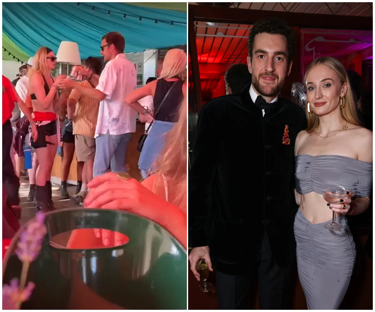 ‘They looked mad for each other’ – Sophie Turner reignites romance with £224million aristocrat Peregrine Pearson just two months after split as they kiss and cuddle in Glastonbury’s VIP bar following social media unfollow and claims she... - suong