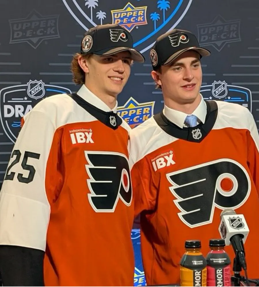 Flyers add much-needed size to prospect pool with Porter Martone, Jack Nesbitt