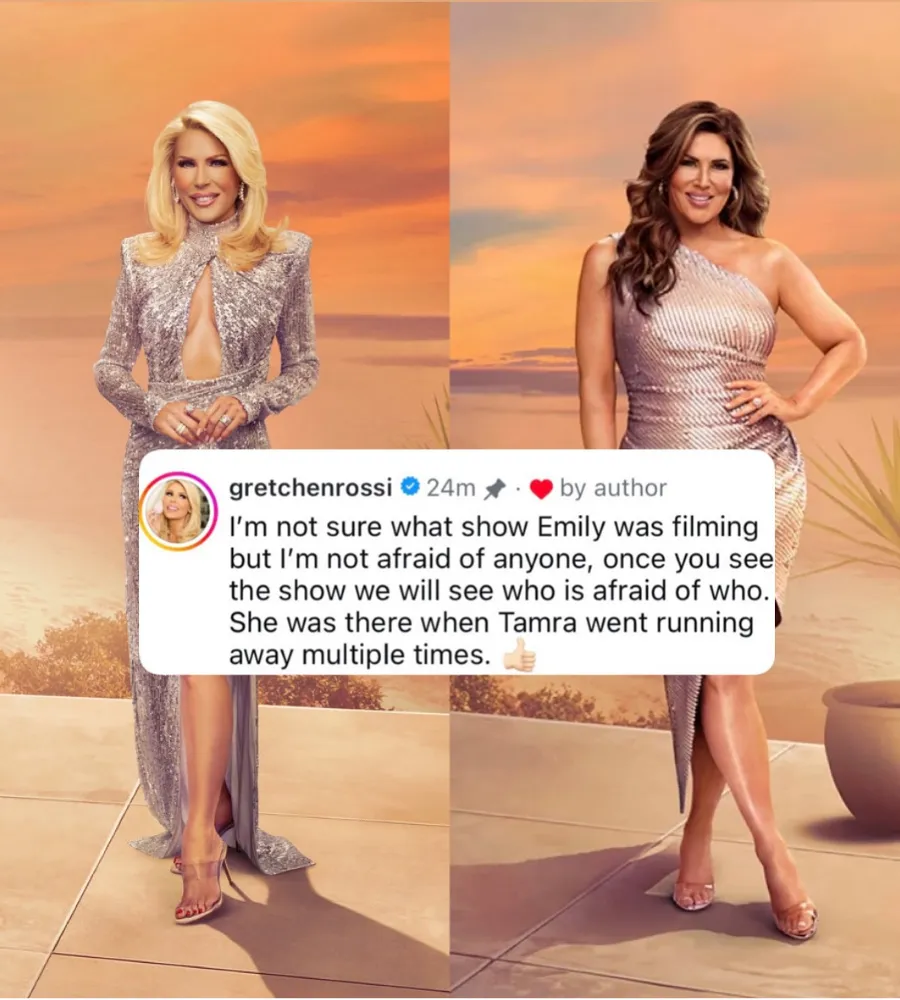 Emily Simpson Blasts Gretchen Rossi’s Return to RHOC; Gretchen Fires Back Online