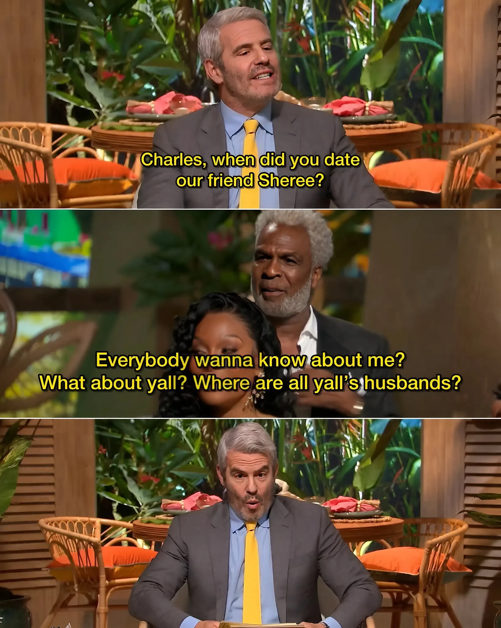 Andy Questions Charles Oakley About Shereé Whitfield Relationship in Shocking RHOA Reunion Trailer